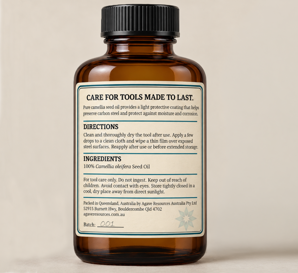 Agave Resources Forged Tool Oil - 50 mL - Image 3